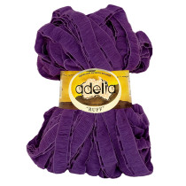 Пряжа ADELIA " RUFF" 100% акрил 2 * 150г 60 м №16 т. фиолетовый. Цена за упаковку 2 шт