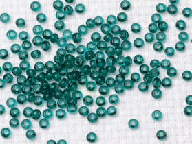 Бисер Чехия круглый 10/0 500г 50710 изумрудный