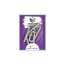 " DELFBRICK" DLM- 08 Головоломка металлическая " Петельки" 2 элемент. 