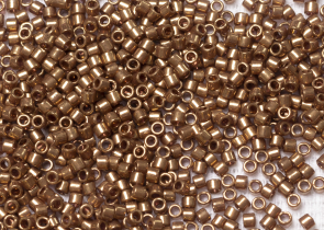 Бисер Япония MIYUKI Delica цилиндрический 11/0 50г DB0022L светло-бронзовый металлизированный