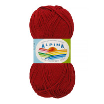 Пряжа ALPINA "HOLLY" 100% мерсеризованный хлопок 10 * 50г 200 м №220 бордовый. Цена за упаковку 10 шт