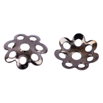 " Zlatka" Розетка для бус DR- 012/ 5 7 мм 5 шт №03 под черный никель