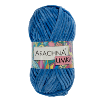 Пряжа ARACHNA "UMKA" 100% полиэстер 5 * 100 г 120 м №35 синий. Цена за упаковку 5 шт