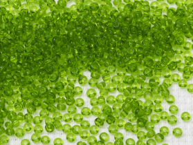 Бисер Чехия круглый 10/0 500г 50430 тёмно-салатовый