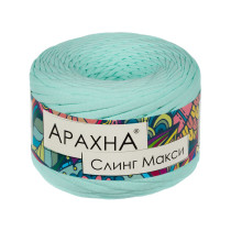 Пряжа ARACHNA " Sling Maxi" 100% хлопок 4 * 300 г ± 30 г 100 м №16 св. зеленый. Цена за упаковку 4 шт