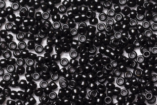 Бисер Япония MIYUKI Seed Beads 15/0 100г 0401 чёрный