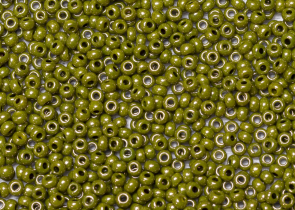 Бисер Чехия круглый 10/0 50г 83113 светло-оливковый