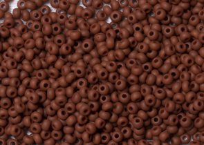 Бисер Чехия круглый 10/0 50г 13600m коричневый матовый