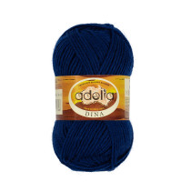 Пряжа ADELIA " DINA" 100% шерсть 10 * 50г 100 м №31 синий. Цена за упаковку 10 шт