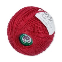 Пряжа ПНК Кирова " Ирис" 100% мерсеризованный хлопок 25 г 150 м №1204 ( 032) бордо. Цена за упаковку 20 шт