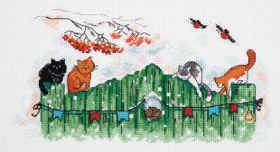Набор для вышивания "PANNA" VK-7001 ( ВК-7001 ) "Любопытные хвосты"