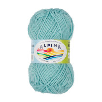 Пряжа ALPINA " MARGO" 100% мериносовая шерсть 10 * 50г 75 м №22 бл. бирюзовый. Цена за упаковку 10 шт
