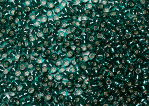 Бисер Чехия круглый 10/0 500г 57710 изумрудный