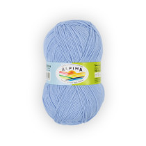 Пряжа ALPINA " VERA" 55% акрил, 45% хлопок 5 * 100 г 280 м №49 бл. голубой. Цена за упаковку 5 шт