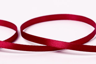 Лента атласная 6 мм ( 1/ 4 ") " Gamma" №048 бордовый