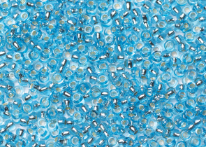 Бисер Чехия круглый 10/0 50г 67010 голубой