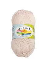 Пряжа ALPINA "BABY SUPER SOFT" 50% хлопок, 50% бамбук 10 * 50г 150 м №04 св.розово-бежевый. Цена за упаковку 10 шт