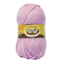 Пряжа ADELIA " RADA" 100% акрил 10 * 100 г 80 м №036 св. сиреневый. Цена за упаковку 10 шт