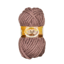 Пряжа ADELIA " FAST" 78% акрил, 22% шерсть 3 * 150г 45 м №08 коричневый. Цена за упаковку 3 шт