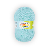 Пряжа ALPINA " VERA" 55% акрил, 45% хлопок 5 * 100 г 280 м №47 бл. бирюзовый. Цена за упаковку 5 шт