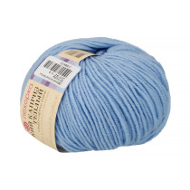 Пряжа Пехорская ПТ " Детский каприз теплый" 50% мериносовая шерсть, 50% фибра 50 г 125 м №005 голубой. Цена за упаковку 10 шт