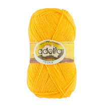 Пряжа ADELIA "TINA" 100% акрил 5 * 100 г 308 м №154 желтый. Цена за упаковку 5 шт