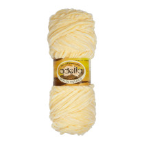 Пряжа ADELIA " DOLLY VELOUR" 100% микрополиэстер 5 * 100 г 93 м №08 св. жёлтый. Цена за упаковку 5 шт