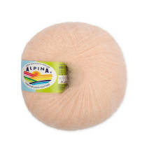 Пряжа ALPINA " MEGHAN" 73% кид мохер, 27% нейлон 4 * 50г 390 м №10 персиковый. Цена за упаковку 4 шт