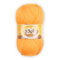 Пряжа ADELIA " LUCAS" 70% шерсть, 30% акрил 5 * 100 г 218 м №03 яр. желтый. Цена за упаковку 5 шт