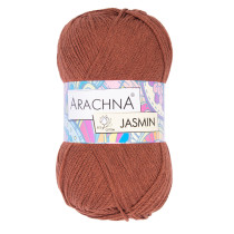 Пряжа ARACHNA "JASMIN" 80% хлопок, 20% полиэстер 5 * 100 г 250 м №149 терракотовый. Цена за упаковку 5 шт