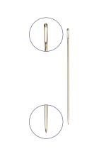 Иглы для шитья ручные " Gamma" N- 005 для шитья №5/ 9 в блистере 16 шт. P