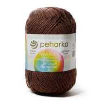 Пряжа Пехорская ПТ " Детская новинка" 100% высокообъемный акрил 50 г 200 м №173 грильяж. Цена за упаковку 10 шт