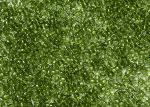 Бисер Япония MIYUKI Seed Beads 15/0 100г 0158 оливковый прозрачный