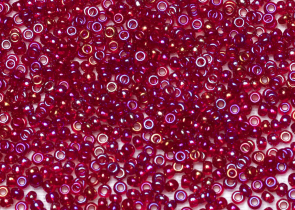 Бисер Чехия круглый 10/0 50г 91120 вишнёвый/перламутровый
