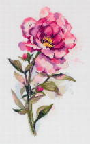 Набор для вышивания " PANNA" C- 7364 " Акварельный пион" 19. 5 х 29 см