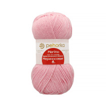 Пряжа Пехорская ПТ " Мериносовая" 50% мериносовая шерсть, 50% акрил 100 г 200 м №024 орхидея. Цена за упаковку 10 шт