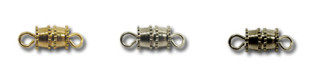  Замок для бус "винт-бочонок" больш. DBB-01/5 15x5 мм 5 шт №01 под золото