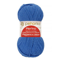 Пряжа Пехорская ПТ " Мериносовая" 50% мериносовая шерсть, 50% акрил 100 г 200 м №098 лесной колокольчик. Цена за упаковку 10 шт