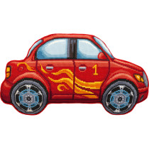 Набор для вышивания "PANNA" PD-7023 "Подушка Красная машинка"