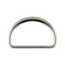 Фурнитура сумочная металл "Gamma" GH 21/35 Полукольцо литое d 35 мм №04 под никель 10 шт