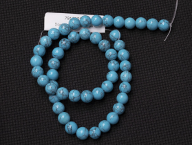 Бусины Бирюза прессованная 6мм