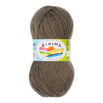 Пряжа ALPINA " KLEMENT" 80% альпака, 20% мериносовая шерсть 4 * 50г 300 м №36 хаки. Цена за упаковку 4 шт