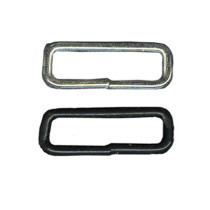 Фурнитура сумочная металл KI-30 Рамка прямоугольная узкая 30х7 мм под медь 100 шт