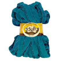 Пряжа ADELIA " RUFF" 100% акрил 2 * 150г 60 м №22 т. голубой. Цена за упаковку 2 шт