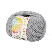 Пряжа Пехорская ПТ " Детский каприз теплый" 50% мериносовая шерсть, 50% фибра 50 г 125 м №398 дымок. Цена за упаковку 10 шт