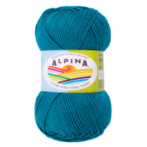 Пряжа ALPINA "BABY SUPER SOFT" 50% хлопок, 50% бамбук 10 * 50г 150 м №20 бирюзовый. Цена за упаковку 10 шт