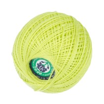 Пряжа ПНК Кирова " Ирис" 100% мерсеризованный хлопок 25 г 150 м №4702 св. салат. Цена за упаковку 20 шт