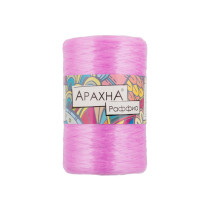 Пряжа ARACHNA " Raffia" 100% полипропилен 5 * 50г ± 10 г 200 м №30 т. розовый. Цена за упаковку 5 шт
