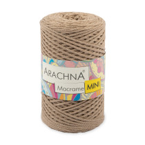 Пряжа ARACHNA " Macrame Mini" 80% хлопок, 20% полиэстер 4 * 250г 200 м №44 бежевый. Цена за упаковку 4 шт