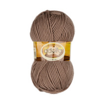 Пряжа ADELIA " ARIA" 100% акрил 5 * 100 г 100 м №08 т. бежевый. Цена за упаковку 5 шт